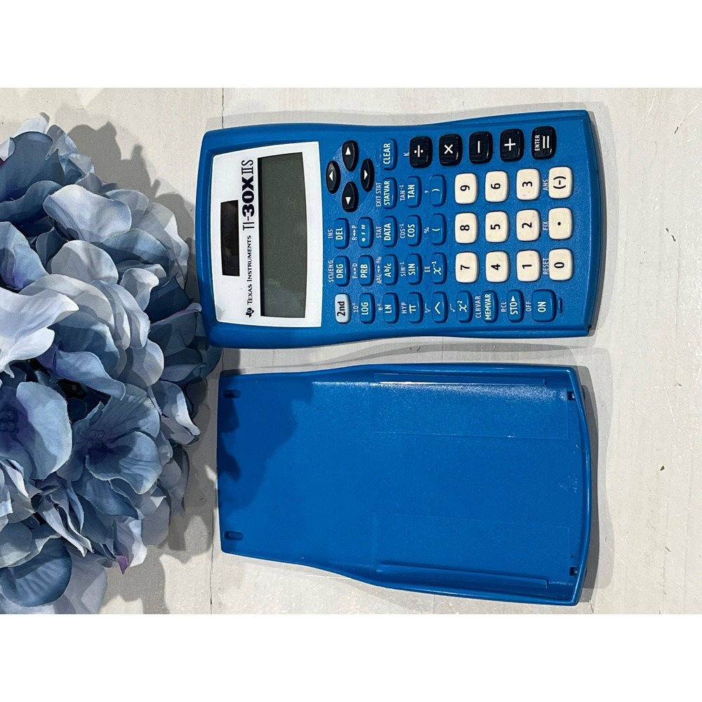 Texas‎ Instruments TI-30XIIS Scientific Calculator School Office Blue